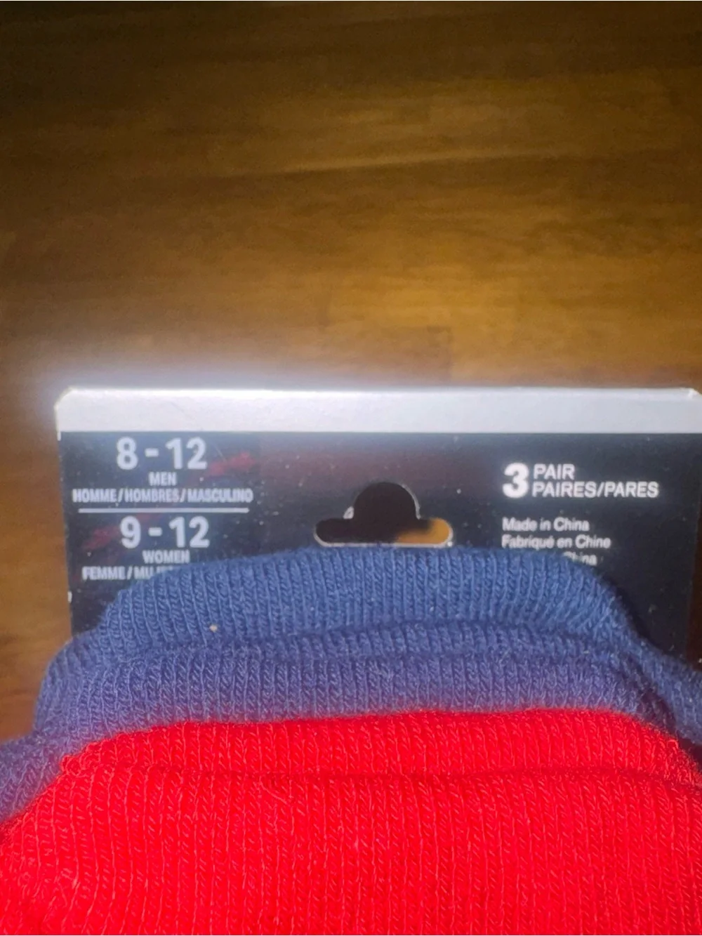 Under Armour Phenom 3 Pair Crew Socks Large Red White Blue Men’s New With Tags